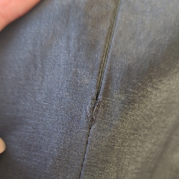 01590 Cache One Shoulder Mermaid Dress Black size 4 evening formal vintage - Picture 8 of 8